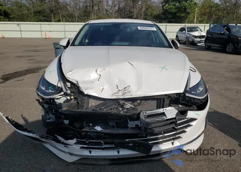 2020 Hyundai Sonata Hybrid z USA, uszkodzony, nr VIN KMHL34JJ4LA009961